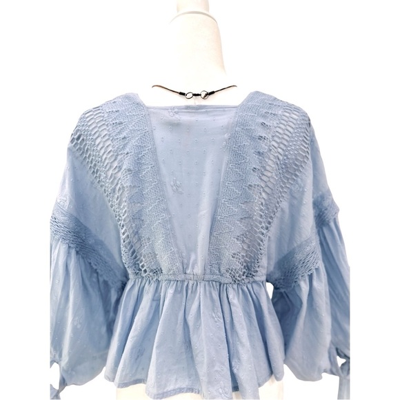 Free People Drive You Mad Blouse XS - Picture 10 of 12